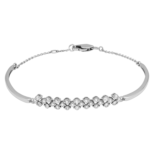 14K White Gold Bracelet