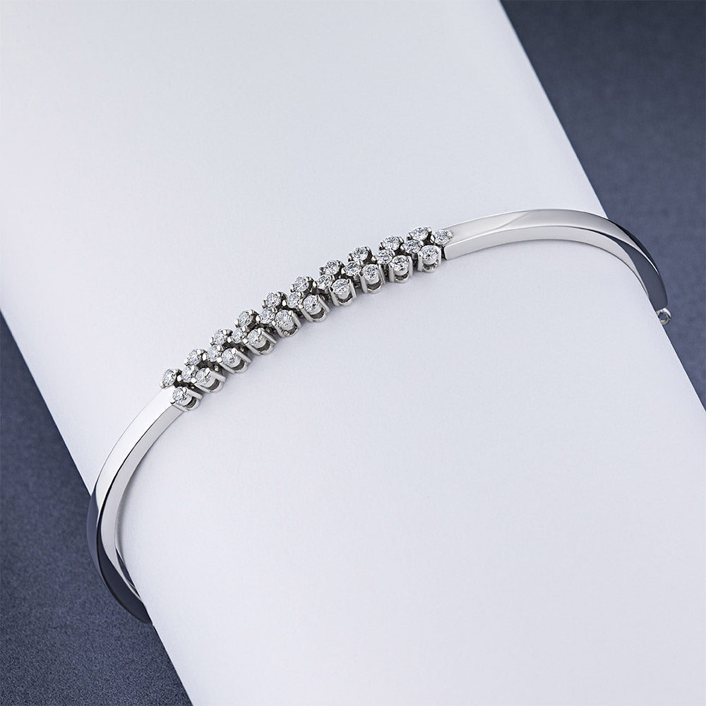 14K White Gold Bracelet